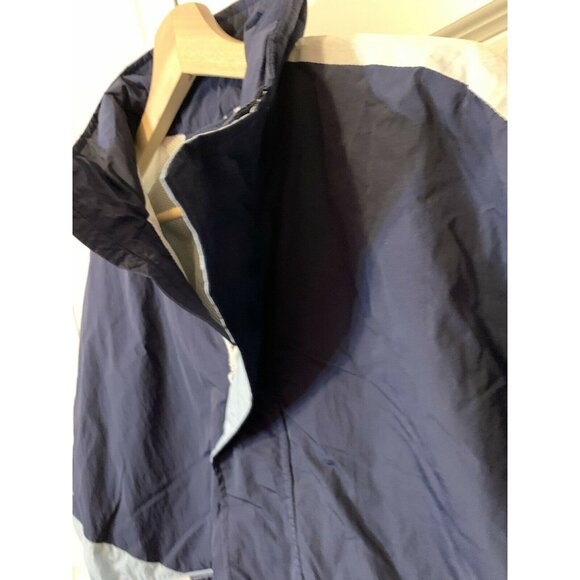 Hollister Men’s Sz S jacket 1/2‎ Zip Windbreaker Blue White Pullover - Picture 8 of 9